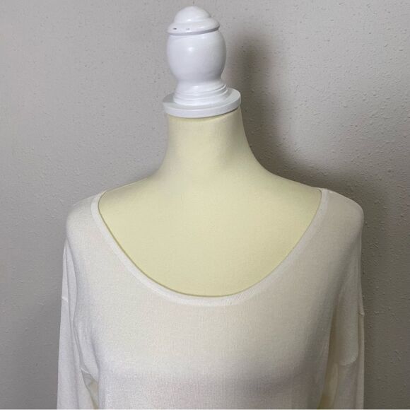 Soft Surroundings Margulies Tunic Sweater In Ivory Pearl Women's Size Small - Picture 8 of 14